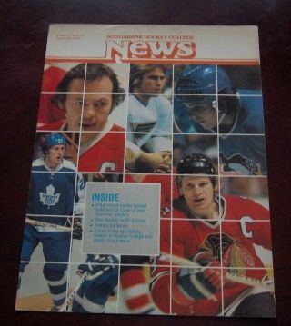 Scotiabank Hockey College News Vol 7 Issue 12 September 1978 Gretzky Millionaire
