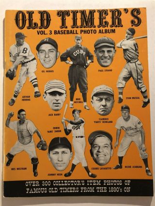 1966 Old Timers Day Baseball Photo Album Vol 3 Duke Snider Stan Musial Hodges