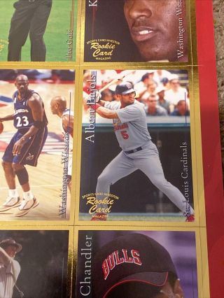 2001 Albert Pujols Rookie Sports Card Investor Rare