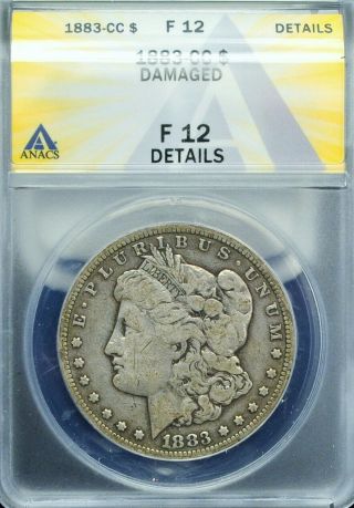 1883 - Cc Morgan Silver Dollar F 12 Details H089