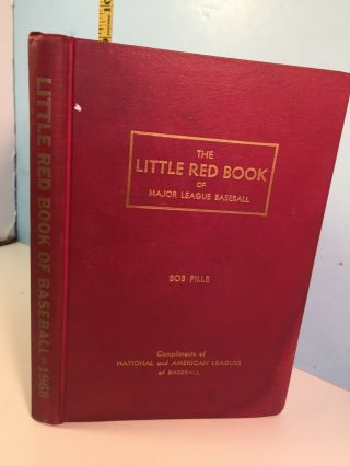 1968 The Little Red Book Of Baseball Official Records Mickey Mantle Nm Hard Cvr