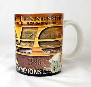 1998 Tostitos Fiesta Bowl Ceramic Mug National Champions Tennessee Florida State 3
