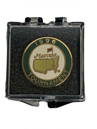 1996 Augusta National Golf Club Masters Tournament Stemmed Enamel Ball Marker M