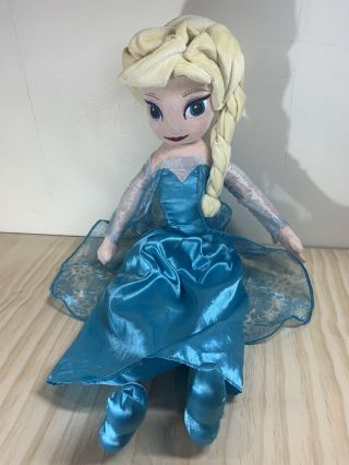 Disney Frozen Elsa Pillow Plush 24” Stuffed Doll Toy Animal 2015