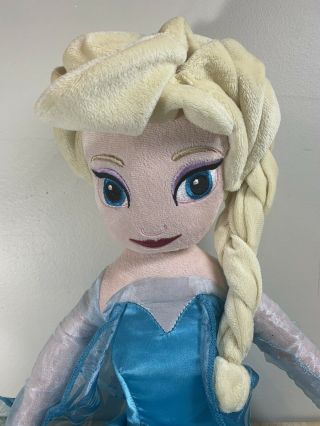 Disney Frozen Elsa Pillow Plush 24” Stuffed Doll Toy Animal 2015 2