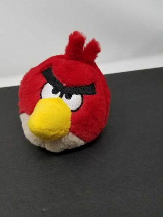 Angry Birds 8 " Plush Red Bird Yellow Beak Stuffed Animal Toy Ball