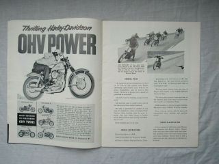 1958 IL STATE FAIR SPRINGFIELD Motorcycle Race Program AMA National Championship 3