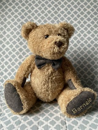 Barnes & Noble Barnsie Brown Teddy Bear Plush Soft Cuddly Stuffed Animal 12”