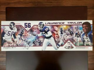 2005 Photoramics Poster Lawrence Taylor 12 " X 36 " Giants Nfl Licensed