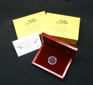 7 X Us & For 2007 $10 Gold Proof First Spouse Dolly Madison No Coin