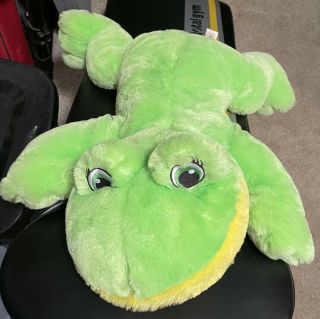 Dan Dee Large Floppy Green Frog Stuffed Animal Plush 28 " Collectors Choice