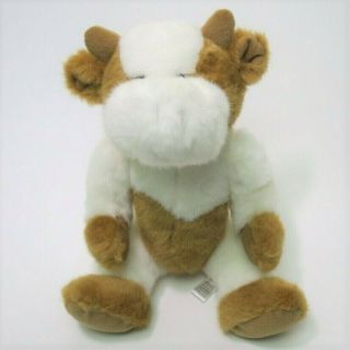 Sugarloaf Farm Cow 13 " Plush Brown And White Spotted Stuffed Animal