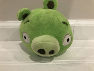 Angry Birds Green Pig Plush 5 " No Sound 2010 Commonwealth