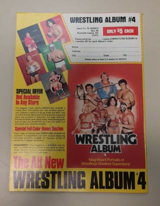 PRO WRESTLING ILLUSTRATED MARCH 1982 RIC FLAIR TOMMY RICH & TONY ATLAS PINUP 2