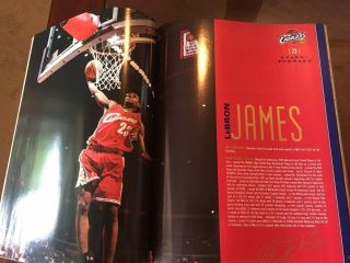 Lebron James Cleveland Cavaliers Yearbook Rookie Year 2003 - 04 3