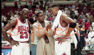 Michael Jordan & Scottie Pippen - 35mm Basketball Negative