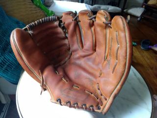 Vintage Ted Williams Baseball Glove Sears Roebuck Model 1662 RHT 3
