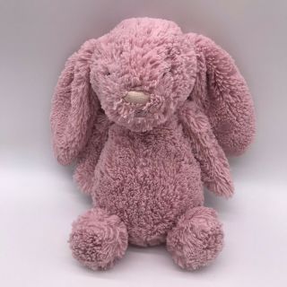 Jellycat Bashful Bunny Rabbit Soft Dusty Rose Mauve Pink 12 " Stuffed Plush Lovey
