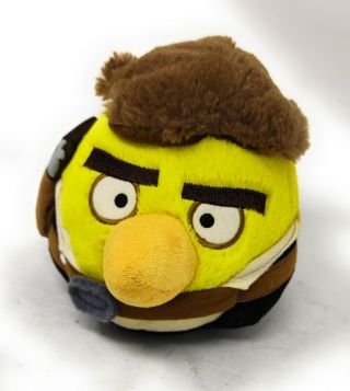 Angry Birds Star Wars Plush Han Solo Yellow Bird Commonwealth 6 " 2012