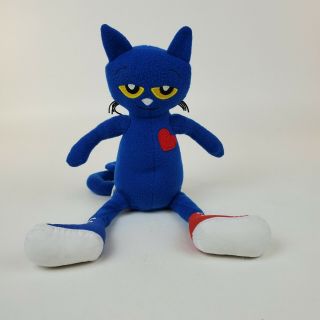 Pete The Cat Plush Stuffed Animal Toy Doll Merry Makers 13 " Mismatched Sneakers