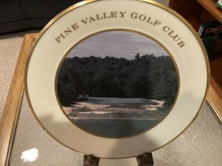 Lenox Pine Valley Golf Club 3rd Hole Plate July 1994.  12”