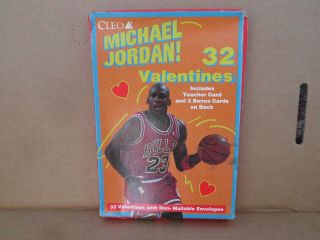 Cleo Michael Jordan Valentines 32 Count Box