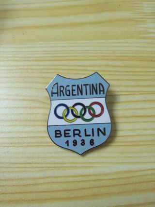 Argentina Olympic Games Pin Berlin 1936
