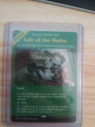 Magic The Gathering / Lair Of The Hydra (dungeon Module) / Nm / Rare