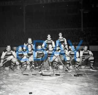 Vintage Hockey Negative World Championship 1957 Brighton Tigers Rare