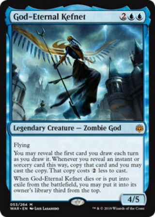 God - Eternal Kefnet Near War Of The Spark Mtg Magic Ultimatemtg Blue Card