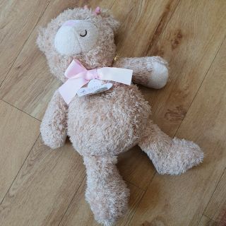 Tesco Jack Teddy Bear Pink Bow Butterfly Soft Toy Plush Comforter 12.  5 inches 2