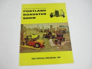 Vintage 1965 9th Annual Portland Roadster Show Souvenir Program Oregon