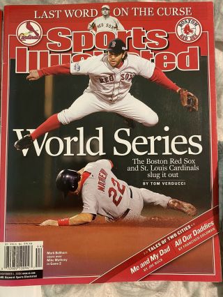 Sports Illustrated November 1 And 10 - 2004 World Series Cardinals Vs Red Sox