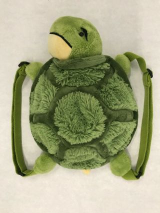 Turtle Back Pack Rich My Pillow Pets 16 " Inches Stuffed Animal Fuzzy Toys