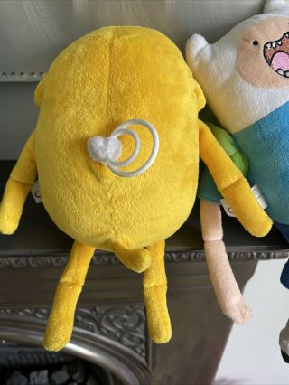 Adventure Time Cartoon Network Jake,  Tim Deluxe Talking Plush Soft Toy Sounds 2