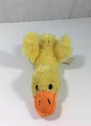 Dandee Collectors Choice Yellow Duck Chick Quacking Small Quacks Plush 8”