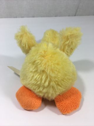 DanDee Collectors Choice Yellow Duck Chick Quacking Small Quacks Plush 8” 3