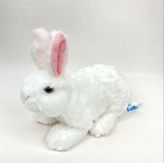 Kids Of America White Bunny Rabbit Plush Spring Easter Realistic Stuffed Toy 11”