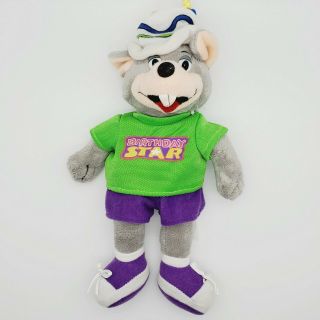 Chuck E Cheeses Birthday Star Plush Stuffed Toy Mouse 2008