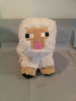 Large Mojang Minecraft Floppy White Sheep Lamb Plush 18 "