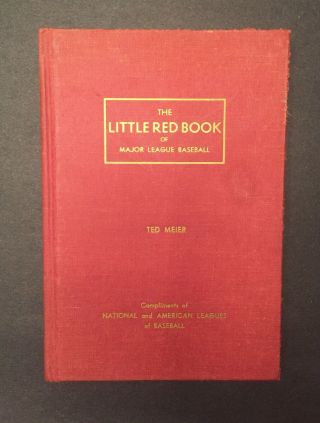 Vintage 1962 “the Little Red Book Of Major League Baseball” Records Trivia Facts