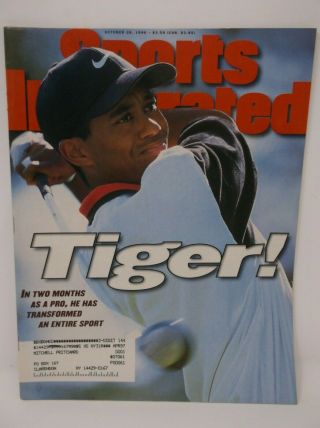 Sports Illustrated October 28 1996 Tiger Woods Cover