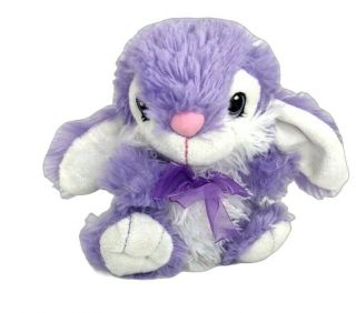 Dan Dee Bunny Rabbit 8 " Plush Collectors Choice Purple Stuffed Animal Easter Toy