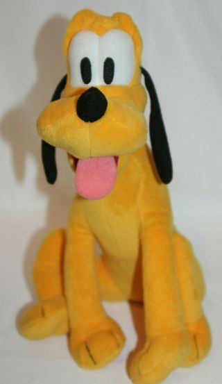 Disney Pluto The Dog 14 " Inch Kohls Cares Plush Stuffed Toy Animal Doll Yello