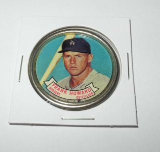 1964 Topps Baseball Coin Pin 61 Frank Howard Los Angeles Dodgers Near