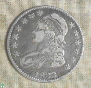 1833 Capped Bust Half Dollar - Very Fine Details