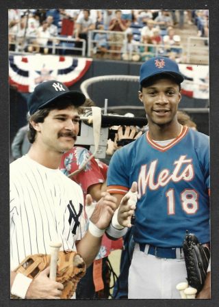 1985 Don Mattingly Yankees 3 - 1/2 X 5 A/s Game Snapshot Photo 59