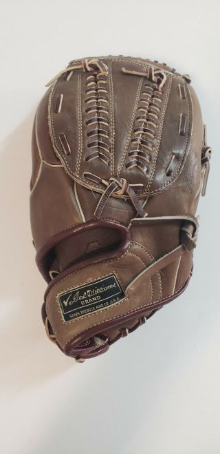 Ted Williams Baseball Glove Sears Roebuck Personal Model 16166 Rht Vtg Cowhide