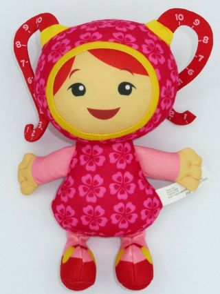 Team Umizoomi Milli Measure Plush Doll Fisher Price 2011 Toy 9 " Mattel Red Pink