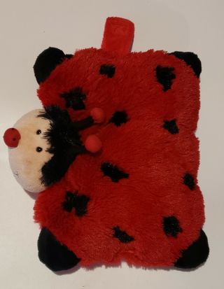 Pillow Pets Peewee Ladybug 12” Red Black Lady Bug Pee - Wees Plush